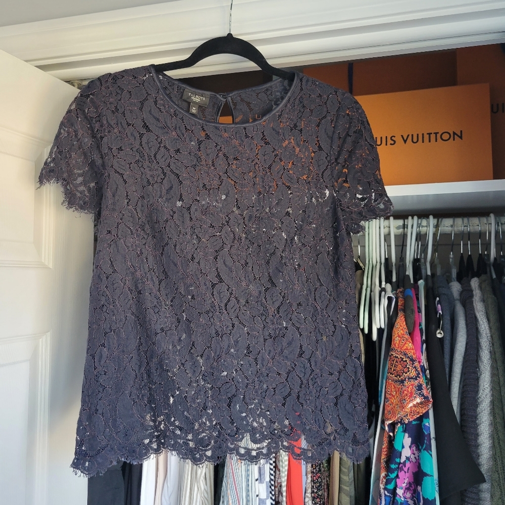 Talbots Lace Top